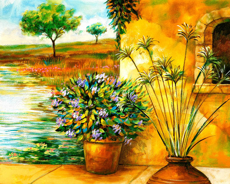 Affresco Paesaggi e Trompe l'oeil - LV-2000315